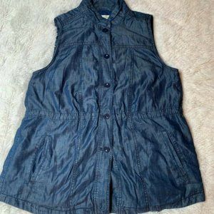 Coldwater Creek Womens  Denim Look Tank Top XL